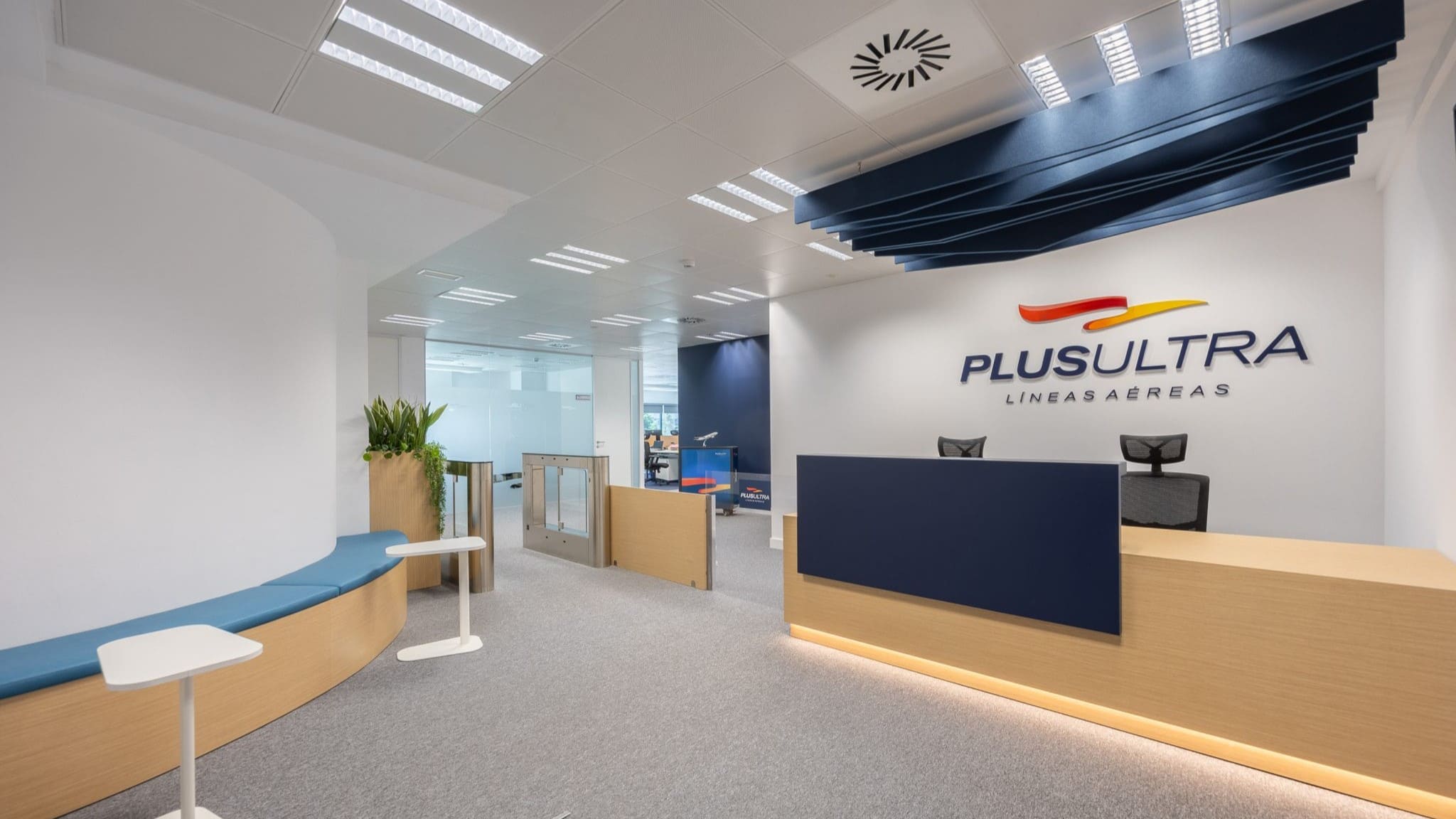 Avión de la aerolínea Plus Ultra